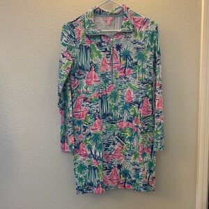 Lilly Pulitzer UPF 50+ Popover Dress - Salt in the Air